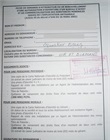  Décharge du dépôt du dossier